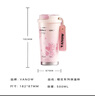 Vanow櫻花保溫杯女生咖啡陶瓷內膽吸管杯子送女友禮物家居館車(chē)載水杯 曬單實(shí)拍圖