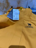 駱駝向日葵黃色中長(cháng)款沖鋒衣女式三合一2025新款收腰防水風(fēng)衣外套 曬單實(shí)拍圖