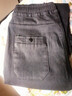 加絨加厚牛仔褲男秋冬季彈力電焊工作服耐磨大碼勞保褲汽修工裝褲 加絨款 433灰色 2XL 建議130-145斤 曬單實(shí)拍圖