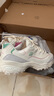 斯凱奇（Skechers）新年禮物摩卡熊女鞋厚底老爹鞋學(xué)院風(fēng)增高透氣運動(dòng)小白鞋150231 曬單實(shí)拍圖