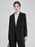 特洛曼黑色西裝套裝女寬松休閑氣質(zhì)職業(yè)裝女裝面試正裝商務(wù)工裝西服外套 曬單實(shí)拍圖