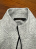 雅戈爾（YOUNGOR）長(cháng)袖T恤男立領(lǐng)蓬松有型針織外套舒適有型T恤新品 淺灰 L 曬單實(shí)拍圖