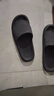 七色紡拖鞋男士踩屎感居家用特大碼防滑厚底醫用級EVA浴室女涼拖黑48-49 曬單實(shí)拍圖