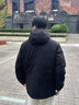 Calvin KleinJeans【防風(fēng)防水】秋冬男士ck90絨戶(hù)外潮流連帽派克羽絨服外套 UB1-太空黑 M 曬單實(shí)拍圖