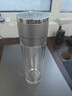 翊寧優(yōu)美一鍵開(kāi)啟雙層玻璃杯開(kāi)蓋車(chē)載水杯男士開(kāi)合速開(kāi)茶杯茶水分離杯子 高端銀 500ml 曬單實(shí)拍圖