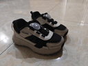 泰蘭尼斯童鞋冬季兒童運動(dòng)跑步鞋棉鞋男女童加絨慢跑鞋保暖籃球鞋黑/白29 曬單實(shí)拍圖