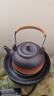 陶土煮水壺罐罐茶煮茶壺電陶爐陶壺圍爐炭火烤茶壺復古泥耐高溫壺 清閑提梁壺（單茶壺) 800ml 曬單實(shí)拍圖