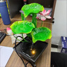 SMVP流水生財擺件創(chuàng  )意桌面荷塘月色流水器循環(huán)水招財客廳玄關(guān)裝飾景觀(guān) 荷塘月色 曬單實(shí)拍圖
