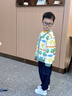 嘟嘟家【可機洗】男童外套卡通春款女童開(kāi)衫春裝寶寶外衣兒童上衣童裝潮 草木綠 120 曬單實(shí)拍圖