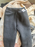 班喜迪女童打底褲秋冬款2025新款洋氣寶寶夾棉棉褲兒童加厚外穿褲子冬裝 深灰 130 曬單實(shí)拍圖