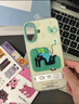 CARE CASE綠色沙發(fā)貓咪自帶支架手機殼 適用于蘋(píng)果iPhone 17 Air 16 15 14 Pro Max 原創(chuàng  )設計 創(chuàng  )意便攜可愛(ài) 綠色沙發(fā)貓咪/自帶支架手機殼 iPhone 17 曬單實(shí)拍圖