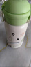 麥丫丫316不銹鋼保溫杯女生高顏值可愛(ài)學(xué)生水杯大容量雙飲口吸管杯防漏 綠色500ML 曬單實(shí)拍圖
