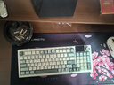狼途LT95無(wú)線(xiàn)客制化機械鍵盤(pán)全鍵熱插拔全鍵無(wú)沖Gasket結構RGB燈效有線(xiàn)藍牙三模液晶彩屏鍵鼠套裝95鍵 翠微正刻-馬卡龍軸1萬(wàn)mAh 三模 曬單實(shí)拍圖