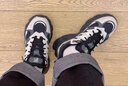 斐樂(lè )（FILA）官方女鞋老爹鞋運動(dòng)鞋鞋子蕨草鞋2休閑鞋 黑/南極灰-BA 37.5 曬單實(shí)拍圖