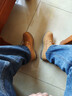 添柏嵐（Timberland）【保稅直發(fā)】男靴戶(hù)外鞋防水潮靴中幫黃靴23061W寬版 小麥色WHEAT NUBUCK 40 (US7) 曬單實(shí)拍圖