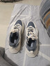361°男鞋運動(dòng)鞋男秋冬季新款跑步鞋皮面男士軟底健身通勤休閑鞋子男 煙灰/燕麥奶 (皮面) 42 曬單實(shí)拍圖