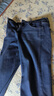 浪莎加絨九分牛仔褲女冬季新款小個(gè)子高腰彈力直筒褲寬松遮肉闊腿褲 曬單實(shí)拍圖