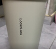 樂(lè )扣樂(lè )扣（LOCK&LOCK）保溫杯遇見(jiàn)元氣保溫保冷咖啡杯彈跳蓋男女顏值水杯550ML白色 曬單實(shí)拍圖