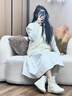 匯媚馬甲女2025秋冬新款日系甜美針織馬甲背心毛衣疊穿百搭韓系氛圍感 白色馬甲 均碼 建議80-140斤 曬單實(shí)拍圖