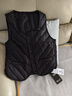 雅鹿新款輕薄羽絨服馬甲女短款秋冬修身保暖坎肩馬夾顯瘦鴨絨內穿背心 黑色 L /165建議100-110斤 曬單實(shí)拍圖