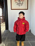G.duck小黃鴨男童羽絨服冬季2024新款過(guò)年喜慶衣服兒童裝寶寶紅色外套 壓花款紅色 100 建議90-100cm2-3歲 曬單實(shí)拍圖
