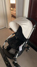 博格步（BUGABOO）荷蘭Bugaboo Bee6博格步多功能輕便城市型雙向可折疊嬰兒推車(chē) 銀架麻灰蓬 黑座 曬單實(shí)拍圖