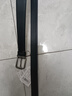 鱷魚(yú)恤新年禮物百搭青年頭層牛皮休閑皮帶男士牛皮針扣腰帶黑色 曬單實(shí)拍圖