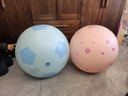 西哈泳士戶(hù)外充氣大足球加厚寶寶玩具超大皮足球親子兒童沙灘水上球類(lèi)玩具 莓莓甜兔60cm（無(wú)充氣泵） 曬單實(shí)拍圖