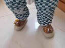 心楠嬰兒地板襪秋冬加絨寶寶學(xué)步襪膠底隔涼腳套高幫室內鞋家居鞋 學(xué)步鞋21碼【鞋內長(cháng)12.6cm】 曬單實(shí)拍圖