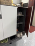 入戶(hù)玄關(guān)家用鞋柜多層收納大容量柜加厚板材實(shí)用儲物鞋架 【加厚款】莫蘭迪灰+白 105×30×100cm 曬單實(shí)拍圖