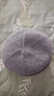 USERJOY韓版時(shí)尚針織帽子女新款j加厚鴨舌帽中老年媽媽保暖護耳帽貝雷帽 卡其-均碼有彈力 曬單實(shí)拍圖