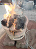 泥巴柴火爐港式打邊爐商用老式陶土炭爐家用爐子砂鍋戶(hù)外燒烤碳爐 柴爐中號 1英寸 曬單實(shí)拍圖