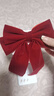 兒童超大蝴蝶結飄帶氣質(zhì)高級感新款韓版網(wǎng)紅發(fā)飾緞面純色大彈簧夾 大蝴蝶結飄帶發(fā)夾【紅色】 曬單實(shí)拍圖
