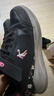喬丹女童跑步鞋兒童冬季運動(dòng)鞋大童魔術(shù)貼革面童鞋 黑色/氫氣粉 37 曬單實(shí)拍圖