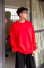 班尼路（Baleno）新年正紅色衛衣男女款2026新款馬年本命年純色內搭長(cháng)袖情侶上衣服 曬單實(shí)拍圖