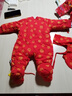 棉谷朵嬰幼兒包腳連體衣純棉花手工棉衣新生兒爬服冬季加厚寶寶連腳哈衣 團圓福 59cm 碼（適合0-3個(gè)月） 曬單實(shí)拍圖
