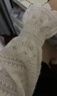香影法式白色蕾絲衫女2025秋冬新款半高領(lǐng)正肩打底衫氣質(zhì)鏤空上衣 鷺白 XL 170/92A/125-140斤 曬單實(shí)拍圖