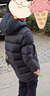 保姆鵝  【風(fēng)墻】?jì)和鸾q服寶寶中長(cháng)款護臉加厚外套保暖童裝[NG2664] 炭黑 150 曬單實(shí)拍圖