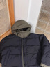 VUUG棉服男士純色百搭連帽防寒棉衣美式韓版時(shí)尚保暖棉襖子 黑色 S 曬單實(shí)拍圖