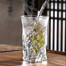 青蘋(píng)果耐熱玻璃茶水杯250ml6只 水晶玻璃綠茶杯水杯 高款玄冰紋茶飲杯 曬單實(shí)拍圖