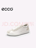 愛(ài)步（ECCO）板鞋女 軟底輕盈耐磨百搭牛皮德訓休閑鞋 柔酷零點(diǎn)220253 HL 白色/灰白色22025352292 36 曬單實(shí)拍圖