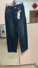 逸陽(yáng)加絨香蕉牛仔褲女冬季新款寬松遮肉顯瘦鐮刀闊腿長(cháng)褲子 月食藍 28 曬單實(shí)拍圖