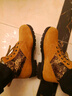 強人羊毛靴際華3515厚實(shí)保暖大頭棉靴勞保短靴 經(jīng)典09棉鞋 黃色 43碼 曬單實(shí)拍圖