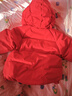 巴拉巴拉童裝兒童羽絨服女童2025新款紅色拜年服寶寶女寶保暖春裝國風(fēng)外套 曬單實(shí)拍圖