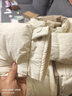雪妃藍琪（XUEFEILANQI）超好看羽絨棉服女短款2025新款韓版撞色小個(gè)子高端洋氣加厚冬外套 米白色 M 【建議105-120斤】 曬單實(shí)拍圖
