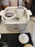 美的（Midea）電燉鍋 電燉盅 快燉隔水燉煮家用煮粥嬰兒寶寶輔食鍋bb煲湯鍋燕窩燉盅4.5L白瓷內膽燉湯鍋上蒸下燉 4.5L 【上蒸下燉】一盅五膽 曬單實(shí)拍圖