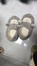 名創(chuàng  )優(yōu)品（MINISO）羊咩咩棉拖鞋女秋冬包跟家居室內厚底月子毛毛拖鞋深灰包跟38-39 曬單實(shí)拍圖
