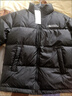 DW BV LEEOFFCK意大利風(fēng)國際品牌男式加厚鵝絨羽絨服冬季新款撞色時(shí)尚短款面包服 黑色 XL 180 曬單實(shí)拍圖
