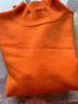 EMZ羊絨衫女秋冬季新款半高領(lǐng)寬松毛衣加厚羊毛長(cháng)袖打底衫 愛(ài)馬橙色 半高領(lǐng) L 110-120斤左右 曬單實(shí)拍圖