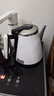 茶吧機燒水壺通用小五環(huán)茶吧機水壺適用飲水機玻璃壺單賣(mài)配件熱水 白色長(cháng)嘴壺304內膽容量 1.2L 曬單實(shí)拍圖